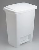 Rubbermaid #2841-87 WHT 33QT White Wastebasket