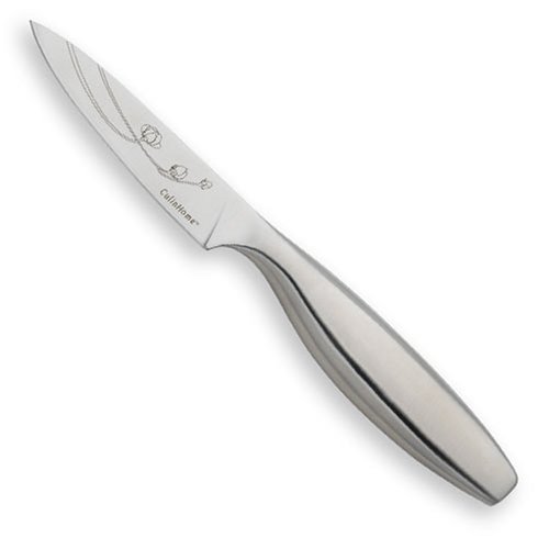 CulinHome Decor Collection 3-1/2-Inch Hibiscus Paring Knife