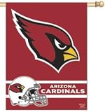 Arizona Cardinals 27x37 Inches NFL Vertical Banner/Wall Hanging