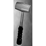 Mallets: American Clamping 791 Jamacc Big Orange Hammer - 1-7/8" Dia, 3-1/4" Head Len, 10-1/2" OAL, 1.08lbs