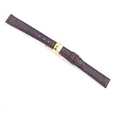 Watchband Genuine Lizard Brown 14mm