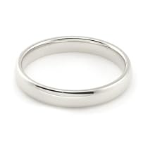 Platinum Wedding Bands 3mm Comfort fit