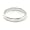 10K White Gold Wedding Bands 3mm comfort-fit, 6.25