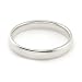 10K White Gold Wedding Bands 3mm comfort-fit