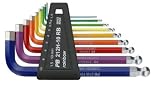 PB RainBow Ball Point hex key sets for hexagon socket screws sizes: 1.5-10 (Metric)