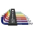 PB RainBow Ball Point hex key sets for hexagon socket screws sizes: 1.5-10 (Metric)