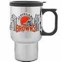 Siskiyou Sports Cleveland Browns 18 oz  NFL Stainless Steel Travel Mug