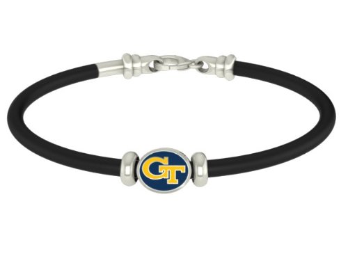 Georgia Tech Yellow Jackets Rubber Bracelet