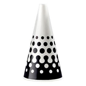 Sugar Bowl, Ipanema, Black Dots, Fine Porcelain Sugar Bowl - Sugar Shaker in Cute Gift Box