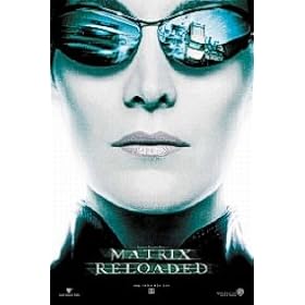 MATRIX RELOADED - TRINITY SUNGLASSES NEW MOVIE POSTER(Size 27"x39")
