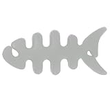 Weißer Fish Bone Halter für Ohrhörer Kopfhörer - Kabelmanager
