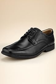 Airflex Leather Square Toe Lace Up Shoes