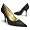 Forzieri Satin Lacing Black Suede Italian Pump Shoes 4 US | 1.5 UK | 34.5 EU