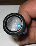 LED Rocker Switch Blue