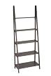 Home Star Espresso Ladder Bookcase