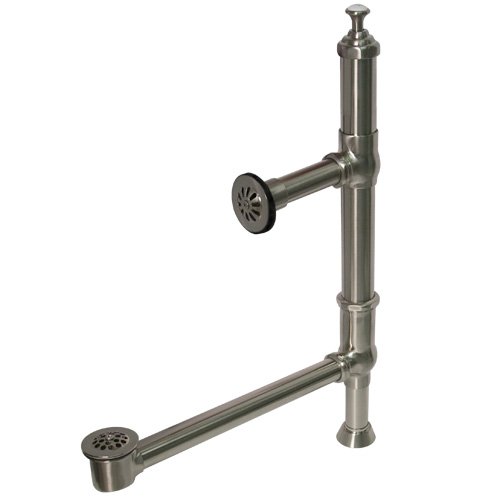 Extended Tower Drain and Overflow Brushed Nickel Big Save Tools 026x