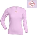 MLB Tampa Bay Rays Mid Pink Womens Long Sleeve Signature Tee