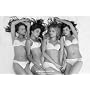 Sleeping Beauties Girls Lingerie College Art Poster Print - 24" X 36"