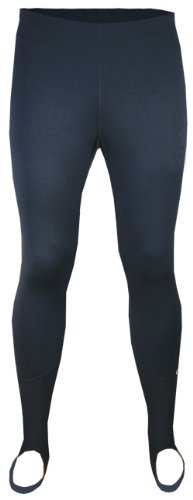 Hot Chillys Men's Mec Stirrup Bottom (Black/Black, Large)