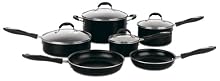 Cuisinart Advantage 10-Piece Nonstick Cookware Set Black