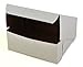 SCT white one-piece non-window bakery boxes, 6 x 6 x 2.5, white, paper, 250/carton