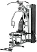 The X-Press Strength Training System features over 20 different exercises. It is equipped with 6 exercise stations like Bench Press Station, Cable Station, Ab Crunch Station and more. This Strength Training System allows for different size users. Its back pad tilts to ensure full support when performing Incline and Shoulder Presses. The X-Press Strength Training System's unique doubling cable increases the resistance to a 2:1 ratio, providing for up to a 400 pound bench press. Rotate the Cable Arms to the lowest position for 9 different exercises. This versatile system can also be adjusted to perform Sports Specific training or a wide range of Rehabilitation Exercises. Its optional Leg Press Attachment is designed for overall leg development and maximum comfort. The X-Press Strength Training System's dimensions are 72" deep x 37" wide x 83" tall.