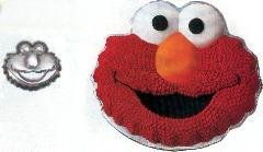 Cheap Wilton Elmo Face Cake Pan Mold (2105-3401, 2002) ~ Sesame Street Muppets by Jim Henson ~ Retired