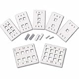 Cables To Go Premise Plus 3 port Keystone SG Wall Plate White ( 03412 )