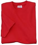 NEW Hanes Beefy-T - Born To Be Worn 100% Cotton T-Shirt Deep Red-S
