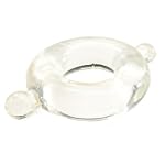 Fresh Elastomer Large Cock Ring, Clear