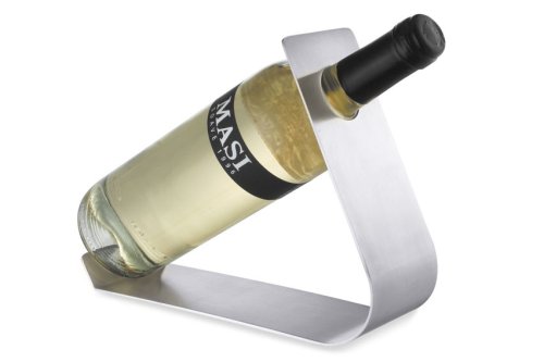Zack 20560 DACCIO wine bottle holder l.7.9 h. 7.1 inch Stainless Steel