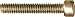 HUMBUCKER POLE PIECE SCREW GOLD (BAG OF 12 )