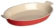 Le Creuset Stoneware 14-1/4-Inch Oval Au Gratin, Red