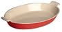Le Creuset Enameled Cast-Iron 14-1/4-Inch Oval Au Gratin, Red