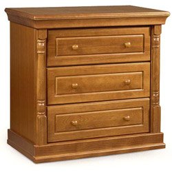 Baby: Stork Craft Monterey Three Drawer Chest In Oak