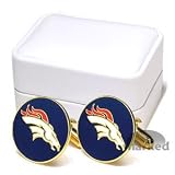 Denver Broncos NFL Executive Logo Cufflinks