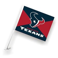 HOUSTON TEXANS Double Sided Car Flags