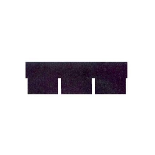 Dollhouse Miniature Black Rectangular Butt Asphalt Museum Shingles with Granule