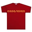 CODESEVEN - Disco - Red T-shirt