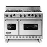 Viking 48 in Ultra Premium 6 Open Burner, Grill Gas Range - VGRC485-6QD/VGRC4856QD