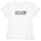 T-Shirt Woman White Elegant Flag