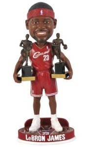 Lebron James Cleveland Cavaliers 2-Time MVP Bobble Head