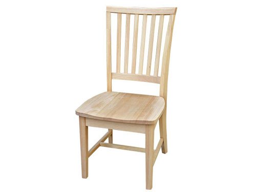 International Concepts 265P Pair Chairs Unfinished