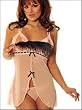 Tickled Pink Peek-A-Boo Babydoll