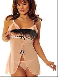 Tickled Pink Peek-A-Boo Babydoll