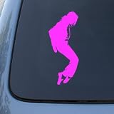 MICHAEL JACKSON SILHOUETTE - Vinyl Decal Sticker #A1623 | Vinyl Color: Pink