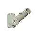 Darice Evergreen Adjustable Pole Bracket, White - Aluminum