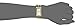 Anne Klein Women's AK/1668GBST Rectangular Gold-Tone Double Chain Dress Watch and Bracelet Set
