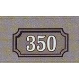 HAN-R224 rectangular small wall sign - raised letters by Hanover