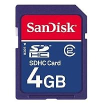 SanDisk 4GB SDHC Secure Digital Card